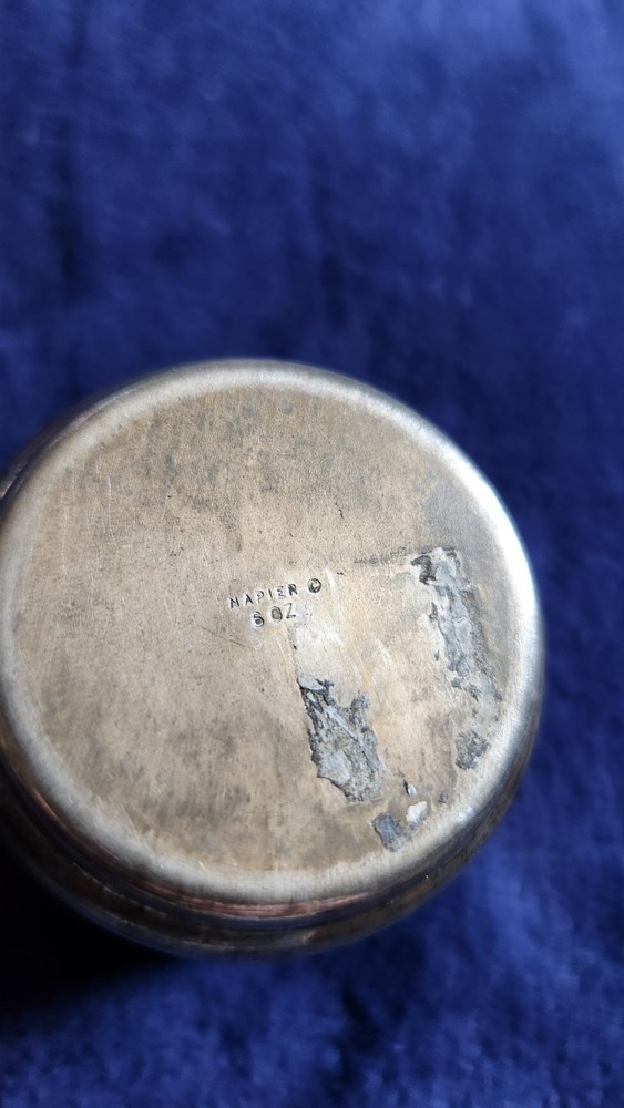 Vintage Napier silver-plated baby cup engraved "Prince" 6 Oz.