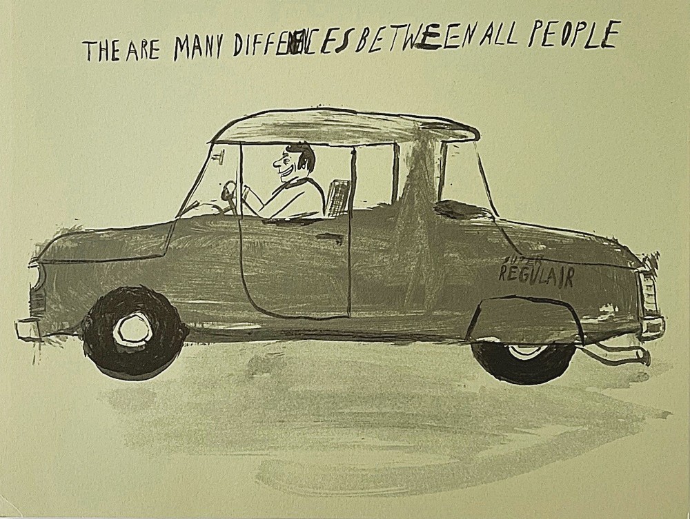 Chris Johanson - Set of 8 Offset Lithographs 2000 Jack Hanley Gallery SF