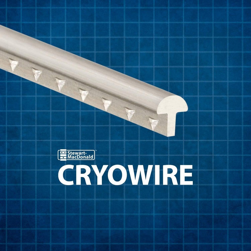 StewMac Cryowire Fretwire, Medium/Medium, 1 pound (68 ft)