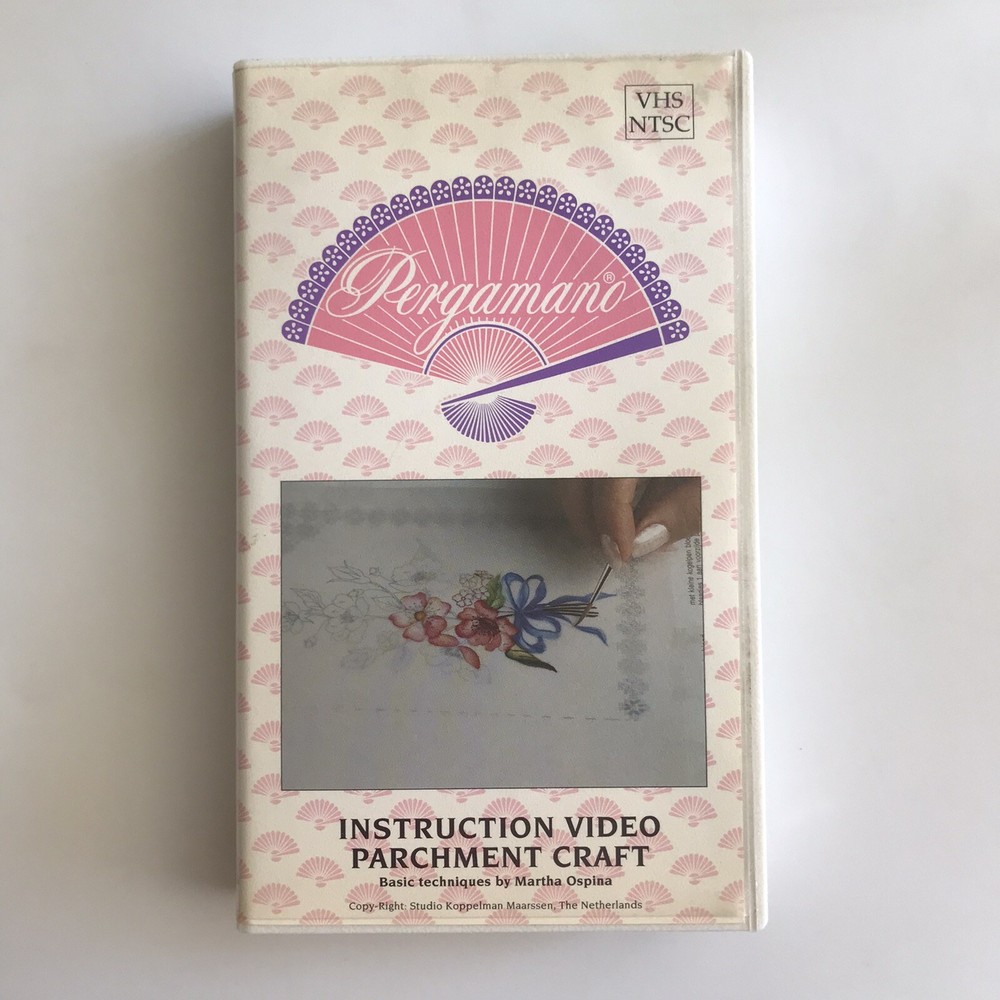 Pergamano Instruction Video Parchment Craft Basic Techniques VHS Tape