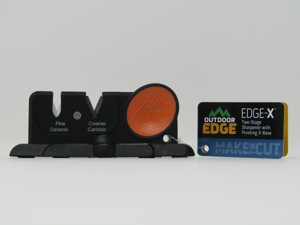 Outdoor Edge-X Two Stage Sharpener with Pivoting X-Base