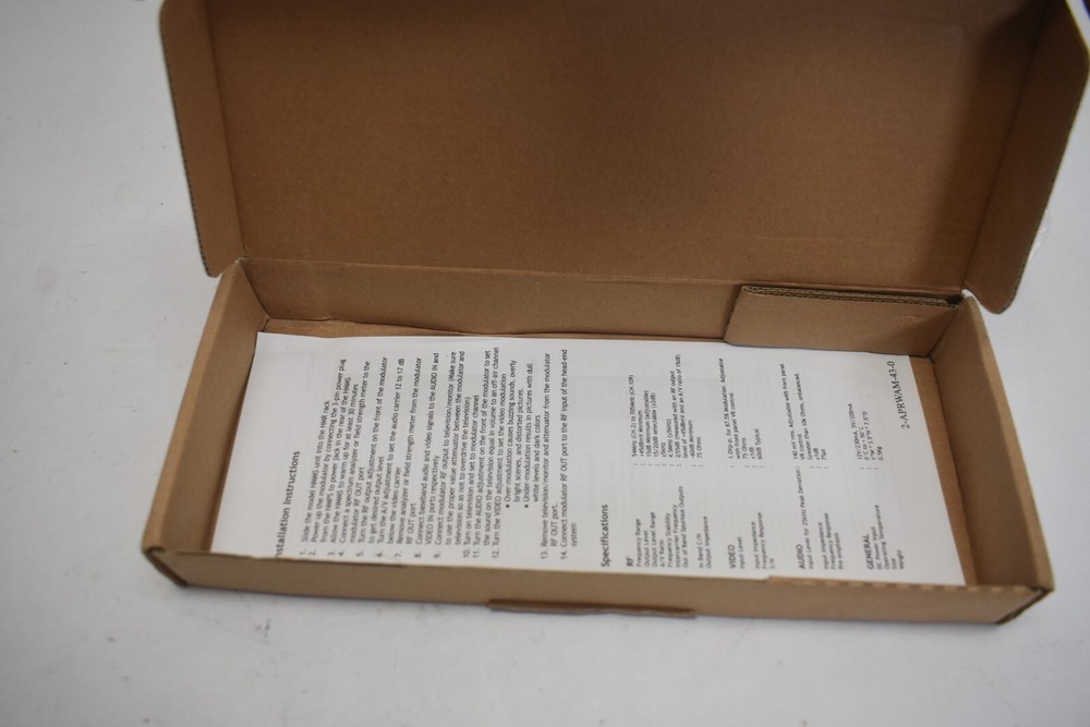 Holland Electronics Mini Modulator HMMS CH-10 Single Channel New