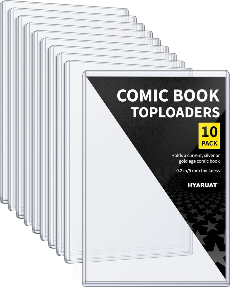Comic Book Top Loaders - Protector Hard Case Sleeve, Toploader Holder for Silver