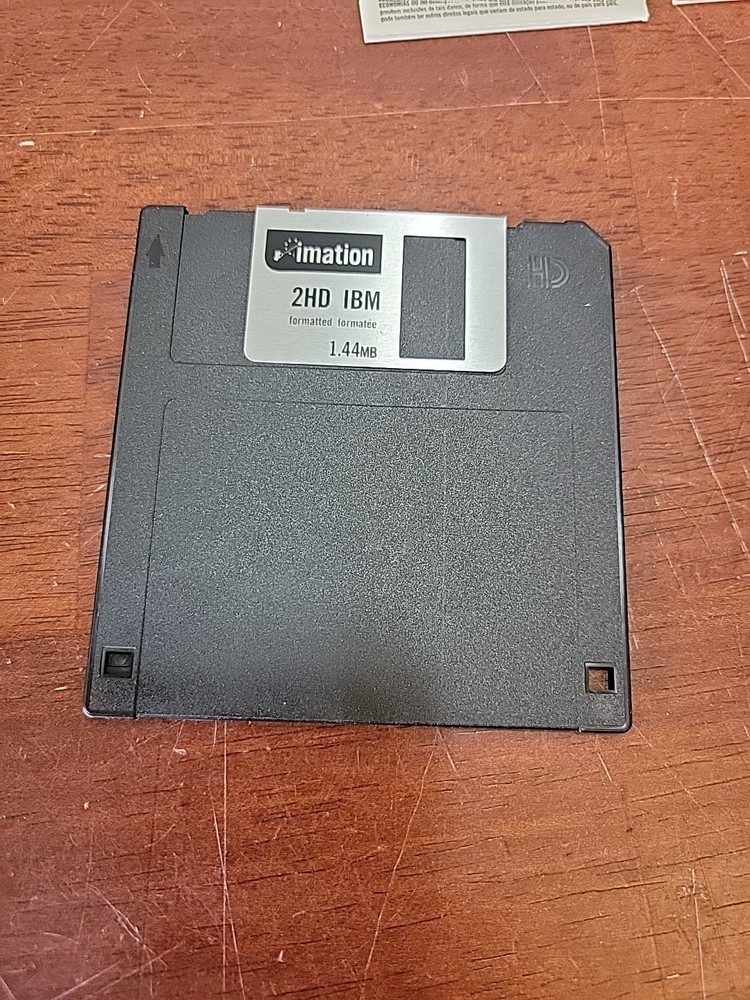 Imation 3.5" Floppy Disks Diskettes 25 Pack IBM Formatted 1.44MB 2HD