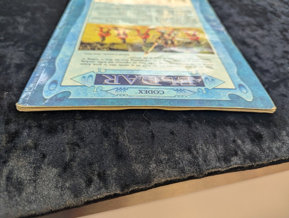 40K Warhammer Codex Eldar Rule Army Games Workshop Book