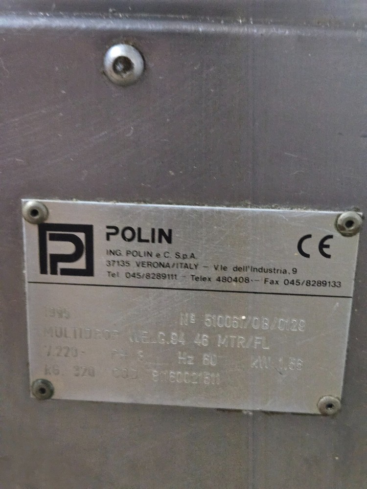 POLIN MULTIDROP WELC.94 – AUTOMATIC COOKIE / DOUGH DEPOSITOR