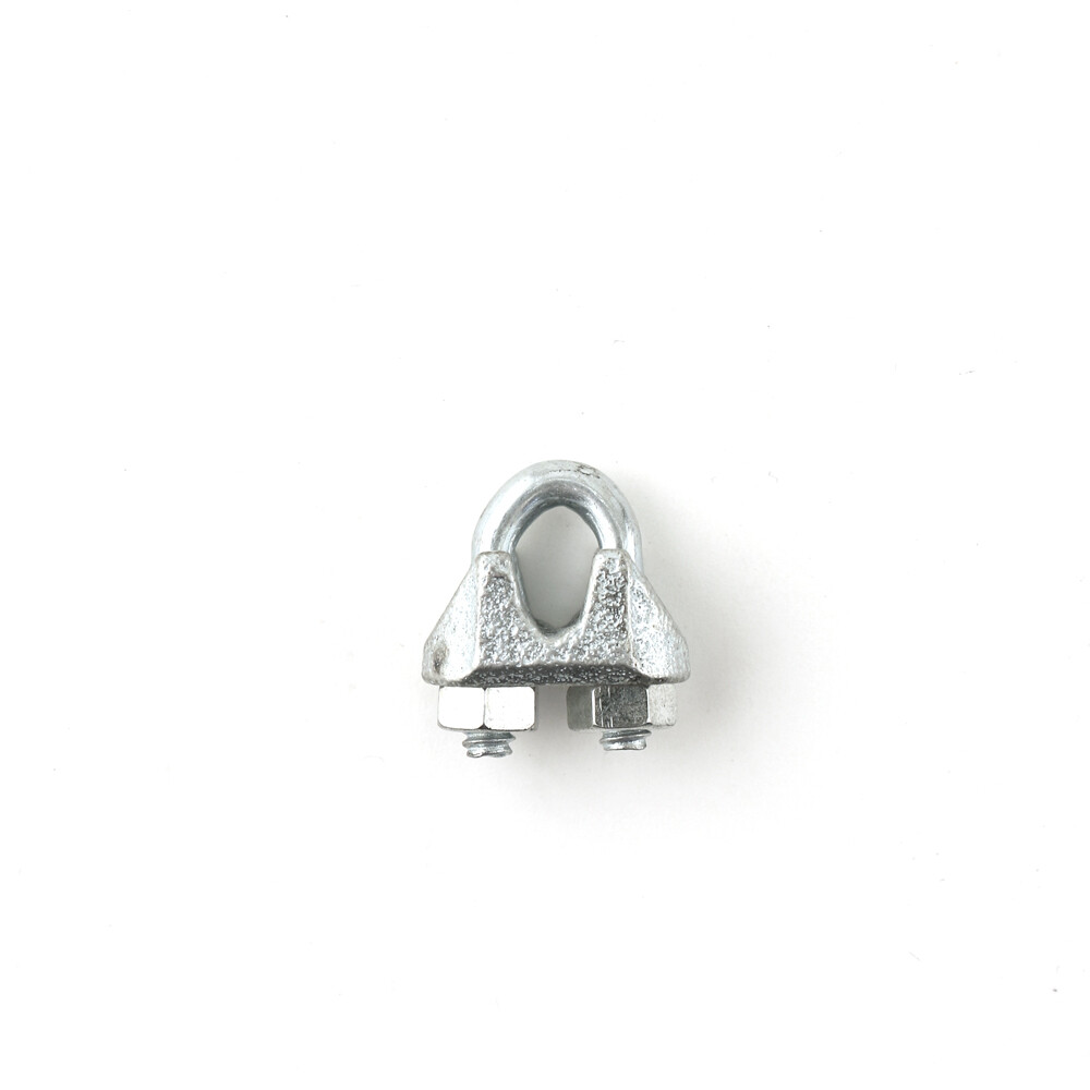 4 pc. Wire Rope Clips, 1/8"- Iron Wire Hardware