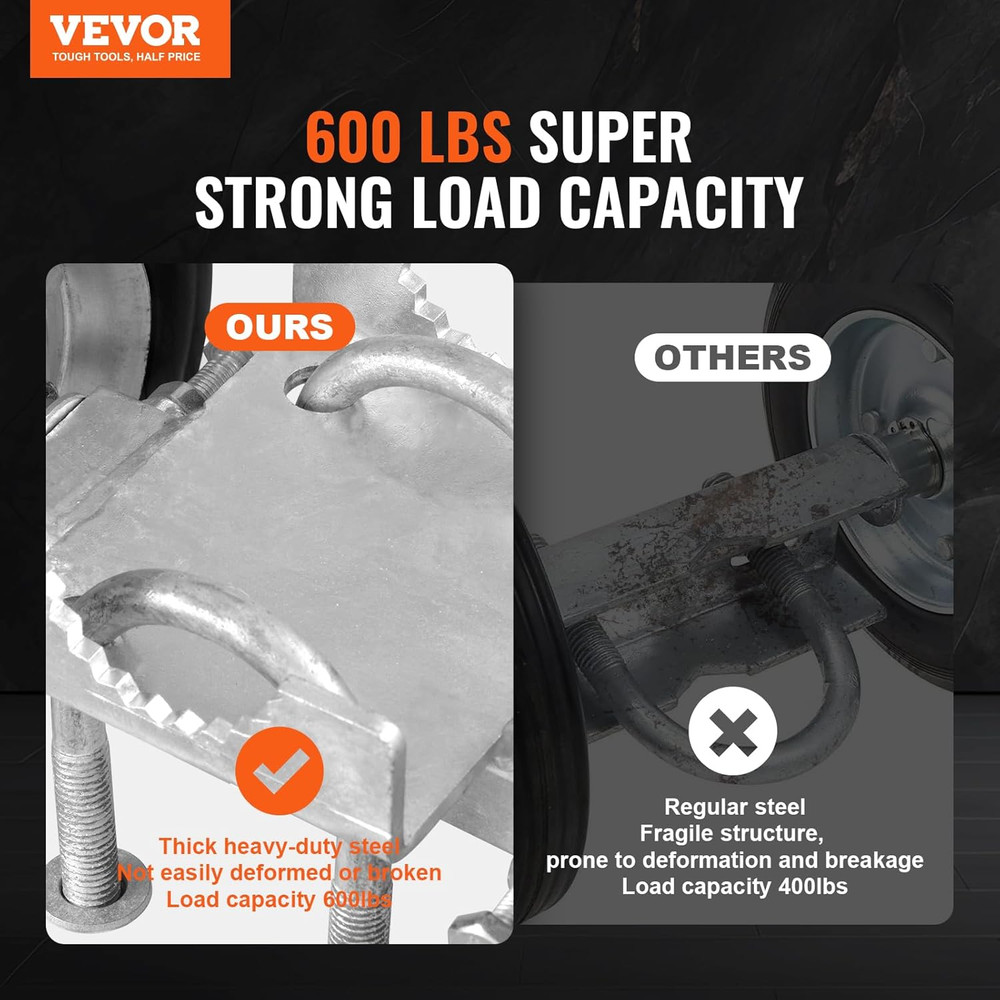 Sliding Gate Kit, 6” Rolling Gate Hardware Kit, Universal Adjustable Sliding Gat