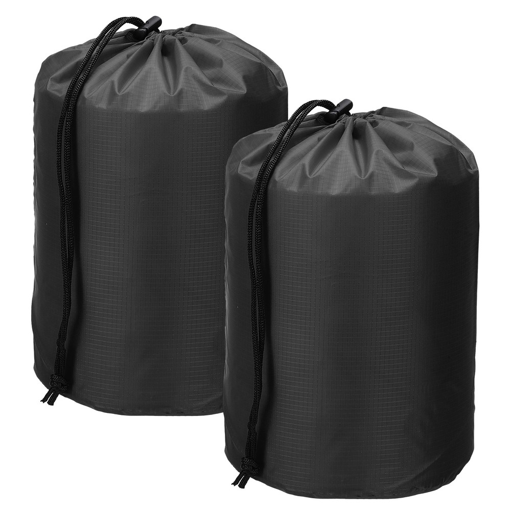 Drawstring Bag, Storage Bags, 7x13" & 2Pcs & Black
