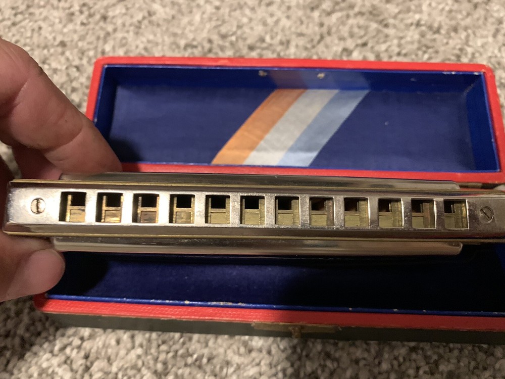 Vintage Super R Chromonica M. Hohner Harmonica