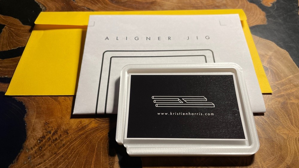 Made to Order Playing Card Aligner Jig for Aligning Split Card Gimmicks
