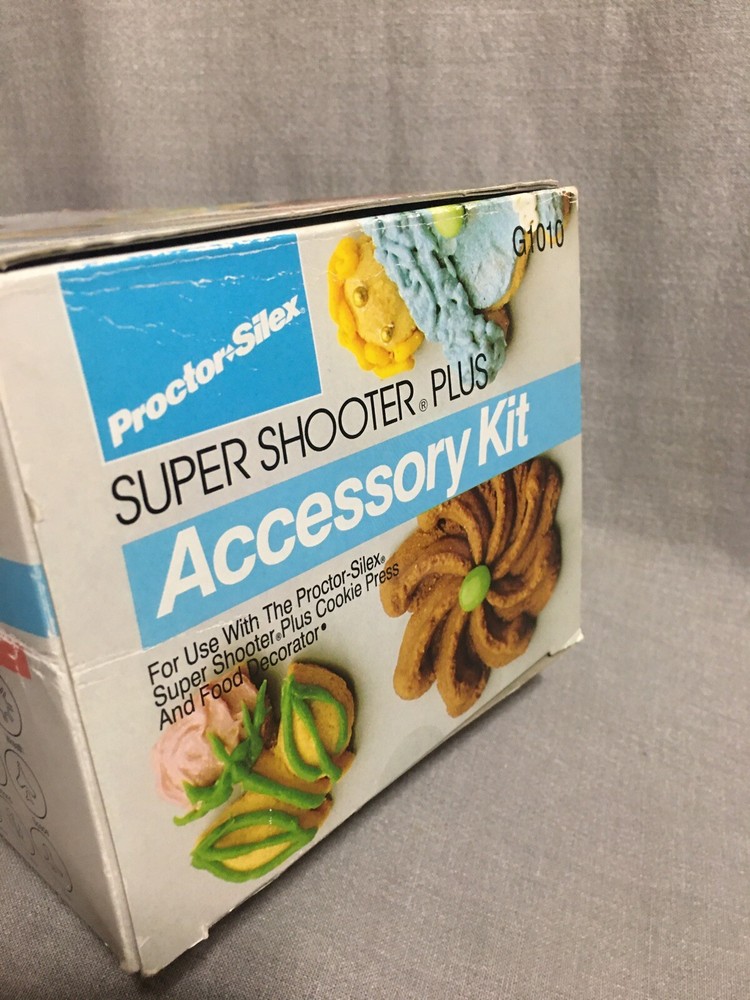 Proctor Silex Super Shooter Plus~Accessory Kit Model G1010 New Open Box