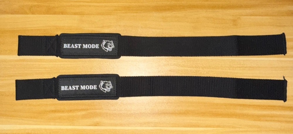Beast Mode 20” Wrist Lifting Straps with Neoprene Padding Support