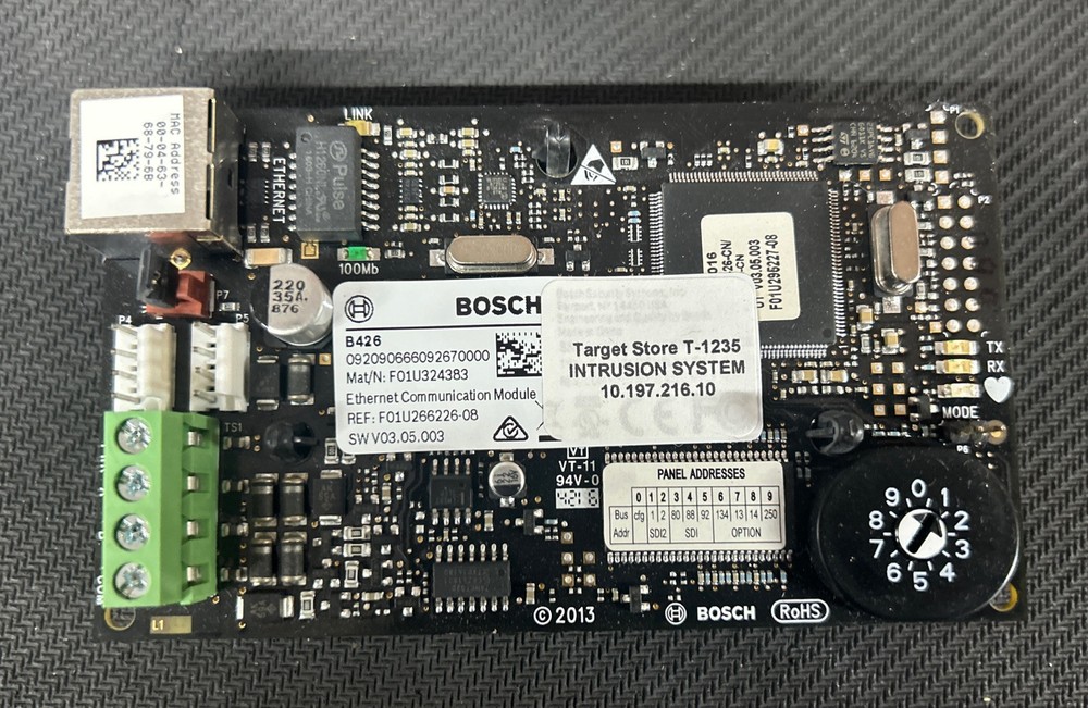 Bosch B426 Ethernet Communication Module