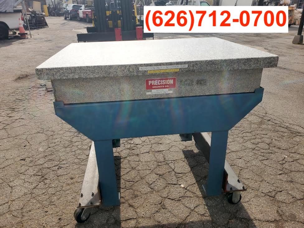 PRECISION Granite Table Surface Inspection Plate 36" x 48" x 6"