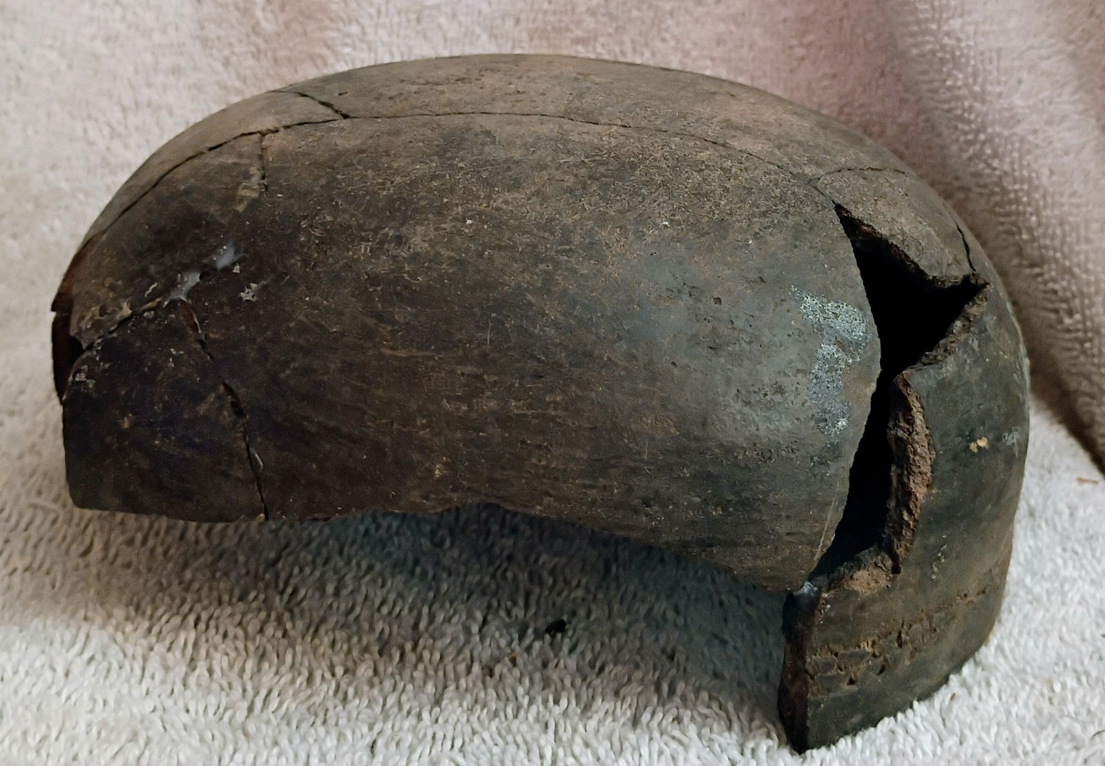 Great Antique Ancestral Pueblo Redware Bowl Corrugated Edge