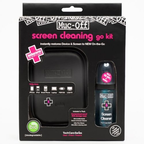 Muc-Off Antimicrobial Screen Display Disinfect Cleaner Kit iPhone Tablets Camera