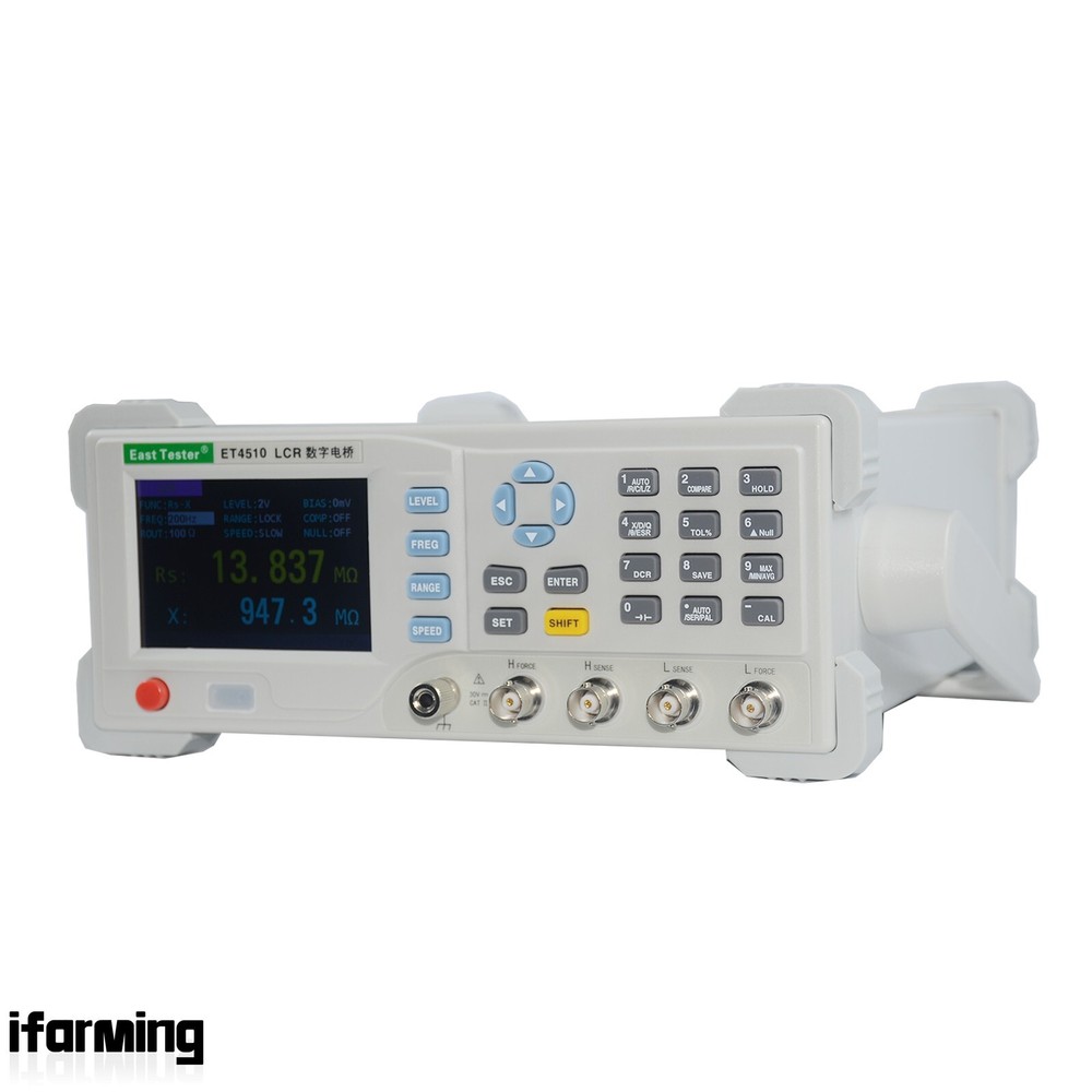 ET4510 Desktop LCR Tester Capacitance Inductance Meter 10Hz-100KHz Testing IFA