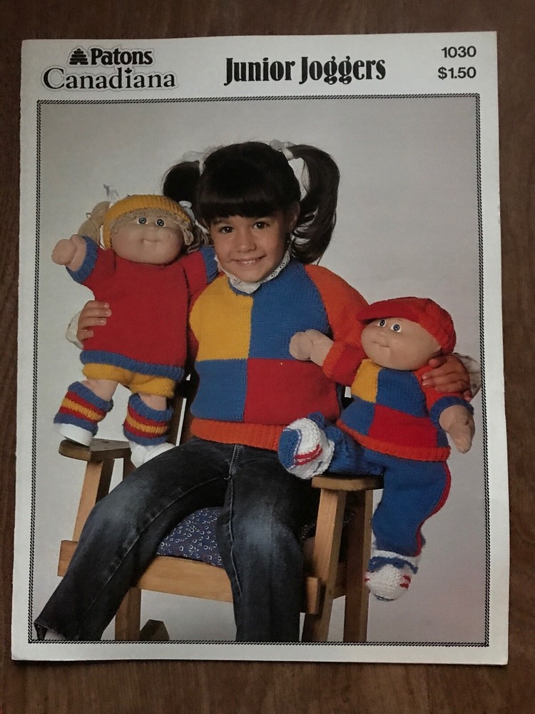 3~Patrons Doll Knitting Leaflets~For Cabbage Style Dolls