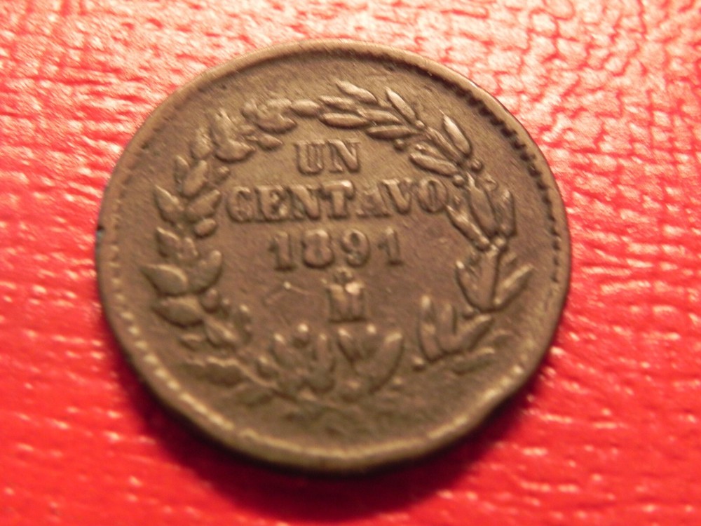 MEXCO - 1891 - UN CENTAVO - B5