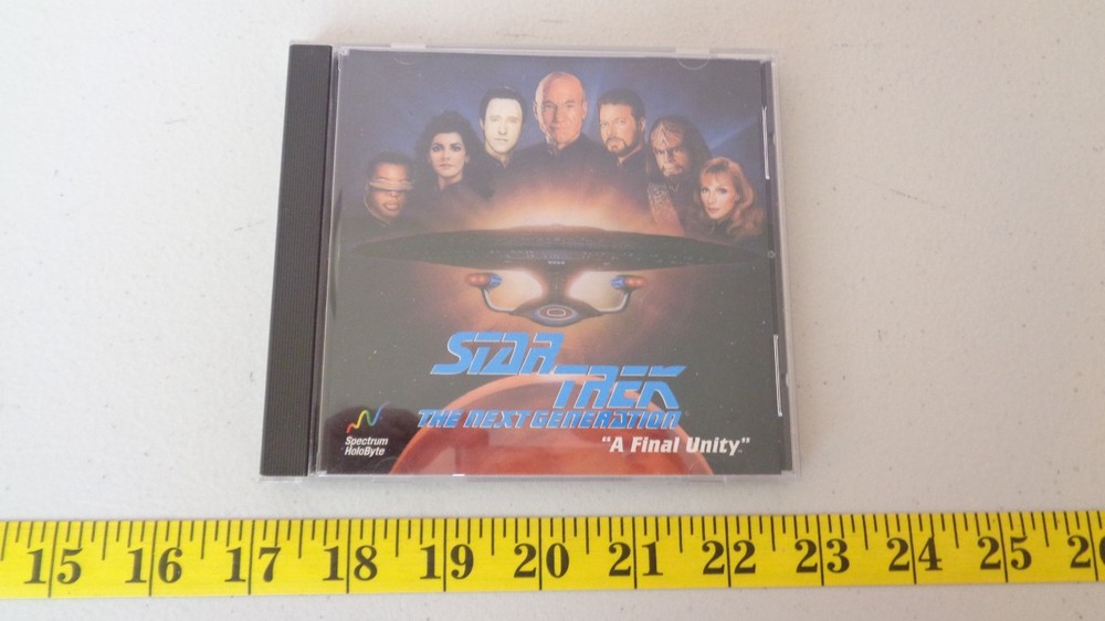 Star Trek TNG A Final Unity CD-ROM Computer Game 1995 Spectrum Holobyte