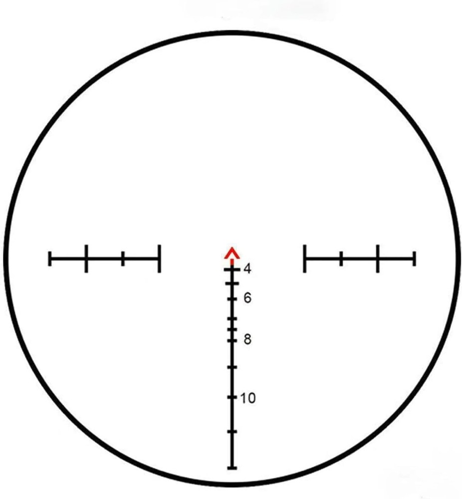4x32 Scope Prism Scope Red Fiber Scope Black