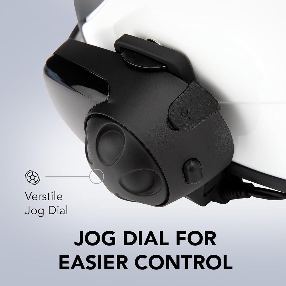Sena SMH10 Motorcycle Bluetooth Headset & Intercom with clamp for earbuds