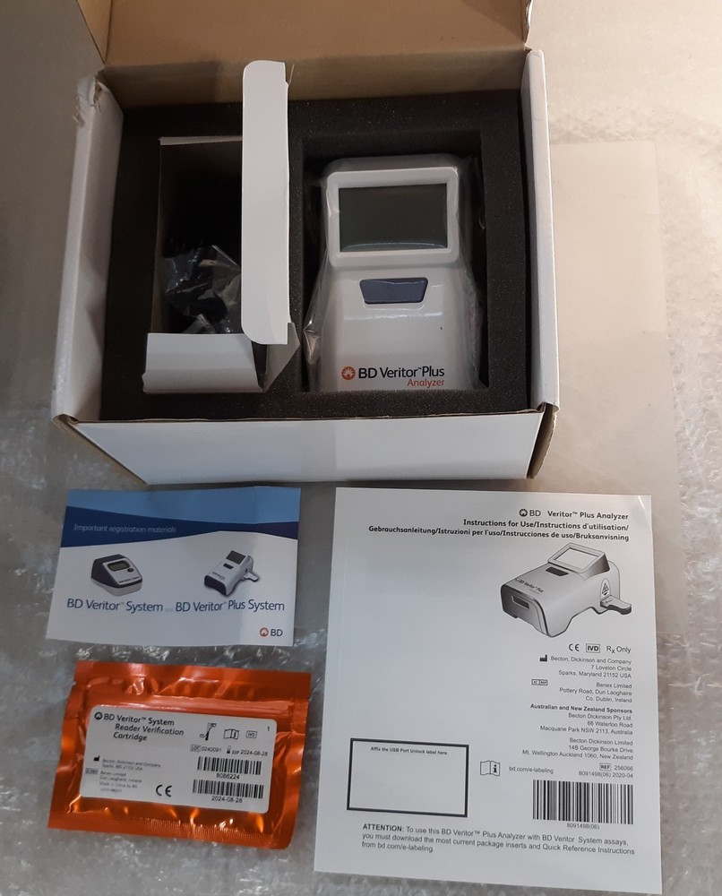 BD Veritor Plus System 256066 w/ AC Adapter NEW *OPEN BOX*