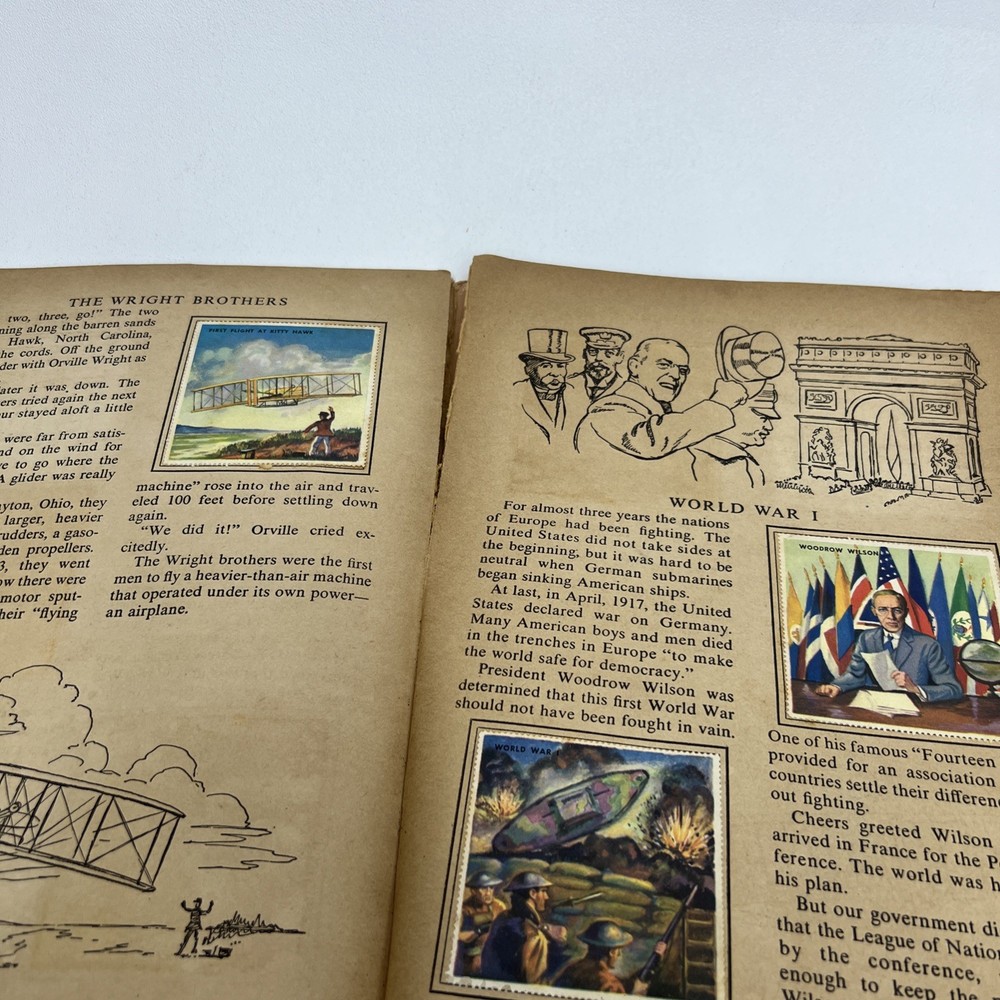 VintageRARE 1979 Topical Postage Stamp Album &1953 American History Stamps Books