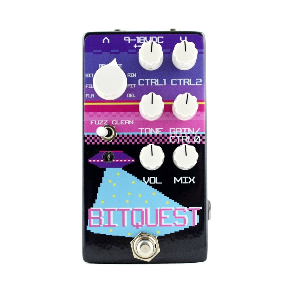 Dr. Scientist BitQuest Multi-Effect Pedal w/ 2 Patch Cables
