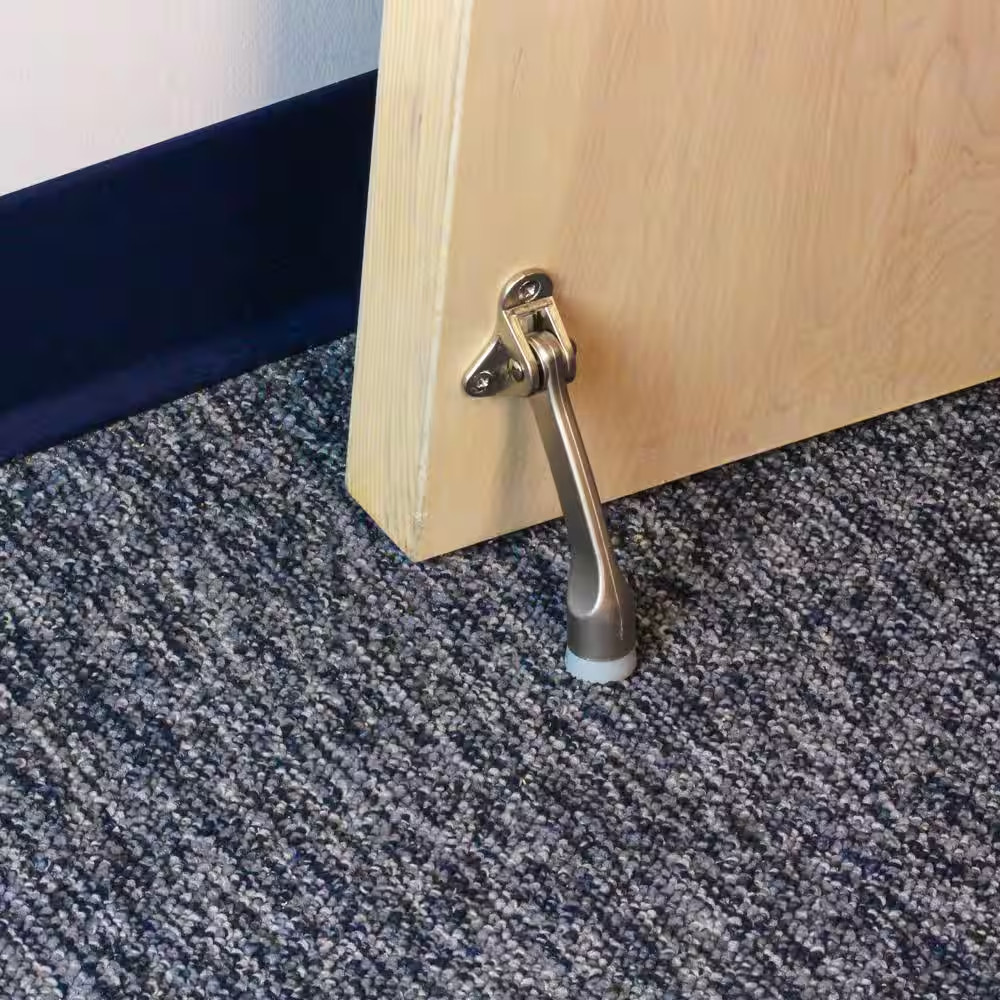 Satin Chrome Kick down Door Stop