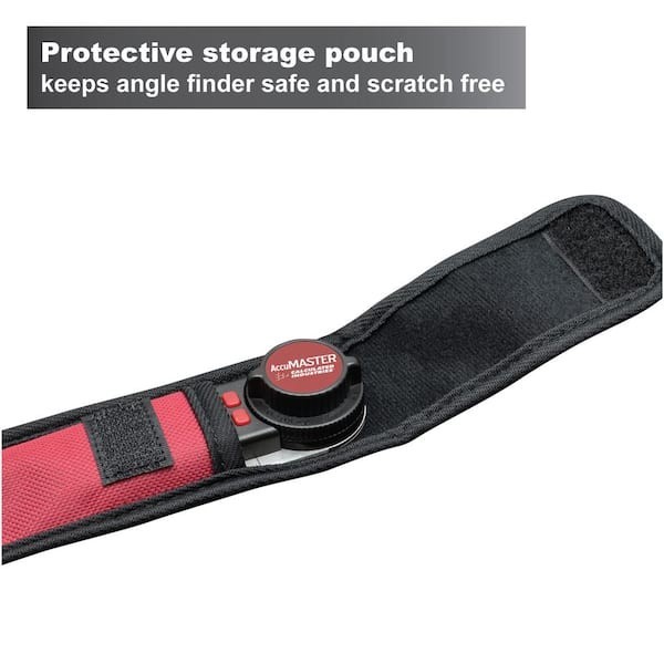 AccuMASTER Digital 7 in. Angle Finder Protractor and Ruler