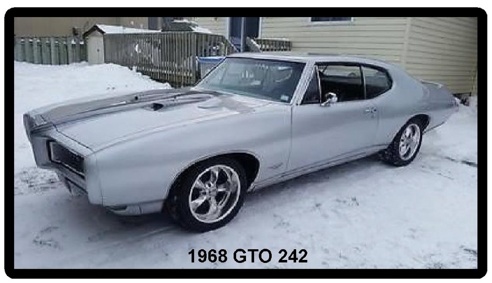 1968 GTO 242 Refrigerator Magnet