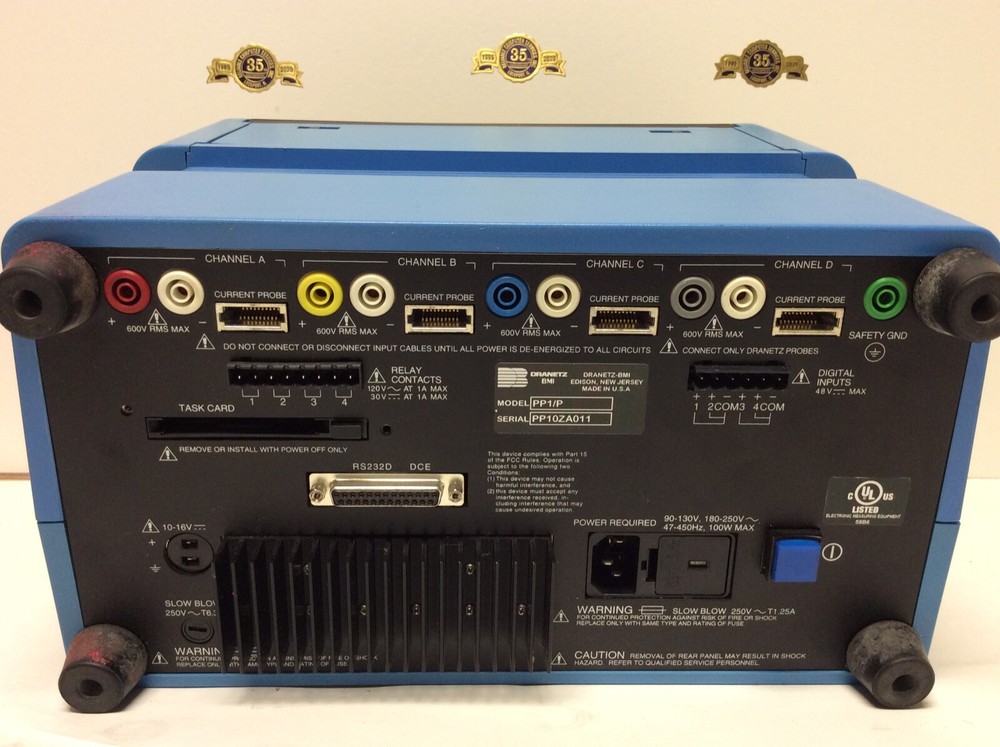 Dranetz BMI Model PP1/P Power Platform Energy Analyzer main PP1 unit only
