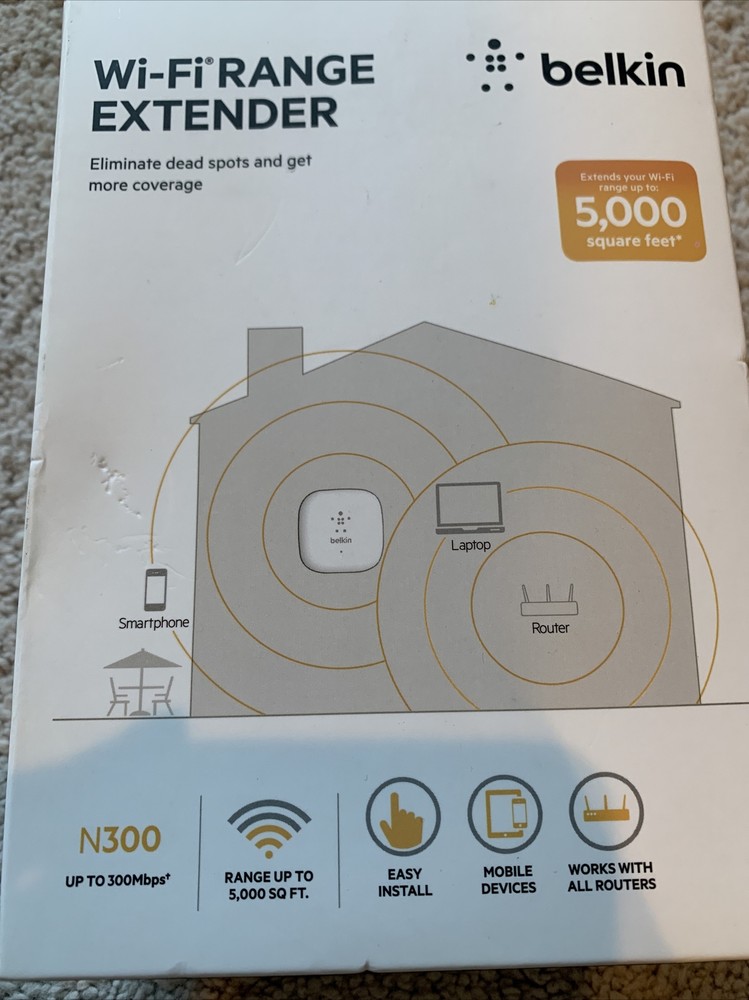 Belkin Wi-Fi Range Extender Open Box