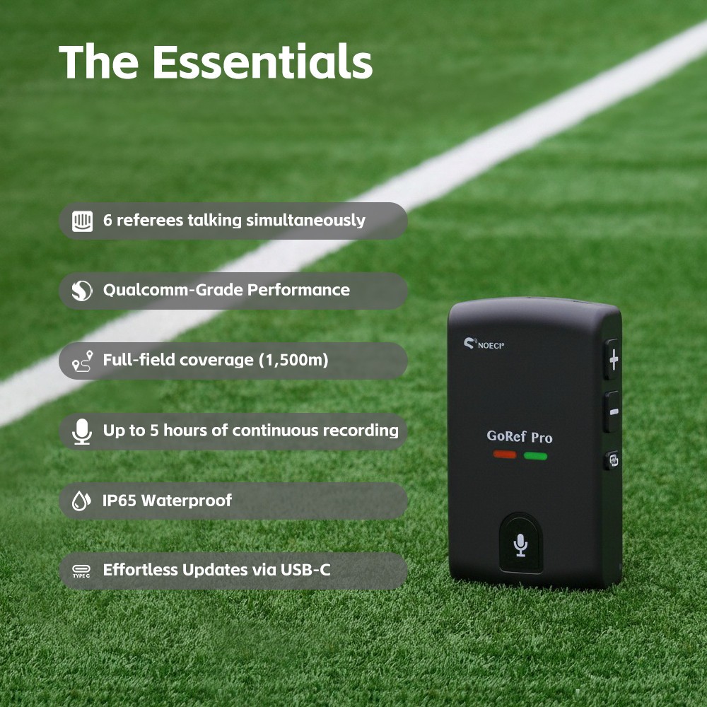 Bluetooth Football Soccer Referee Intercom Interphone Headset Kit for 3 user