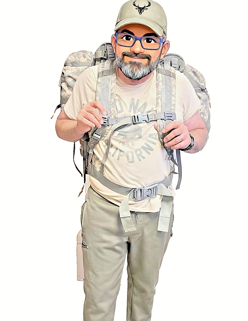 USGI MOLLE II Large Rucksack ACU UCP Army Tactical Backpack w/ Frame