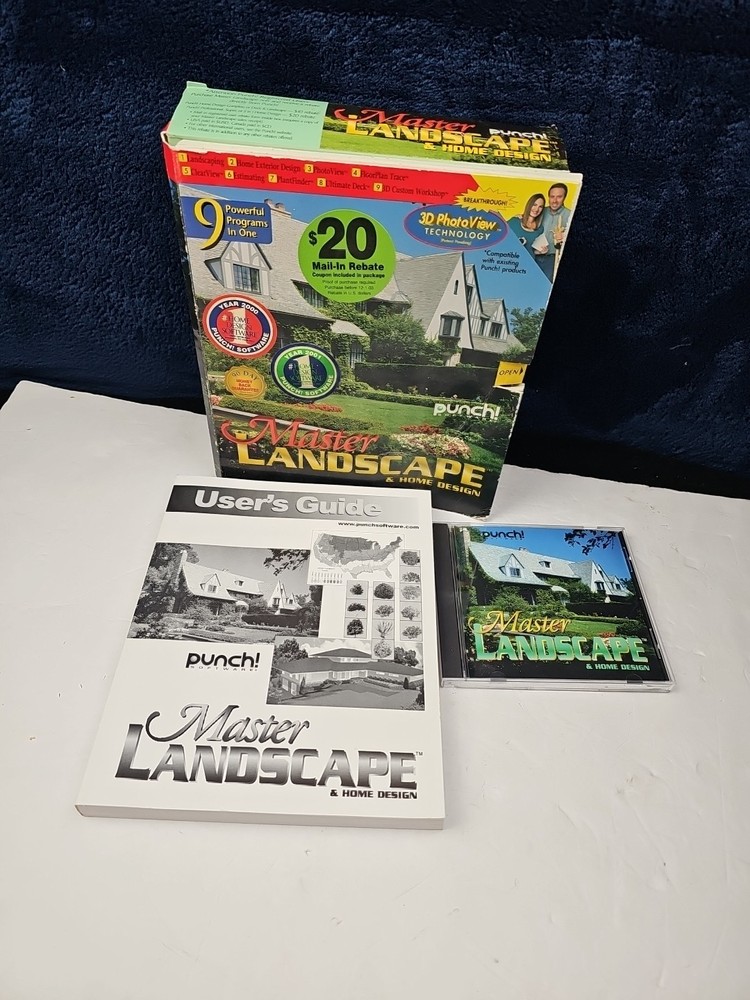 Masters Landscape Home Design Windows 2000 Vintage Software