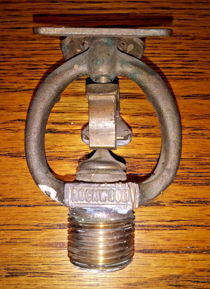 Rockwood Sidewall Fire Sprinkler 1958