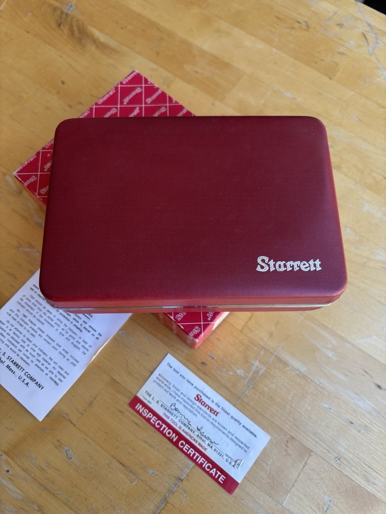 Starrett 196A1Z Dial Test Indicator Universal Back Plunger USA Made