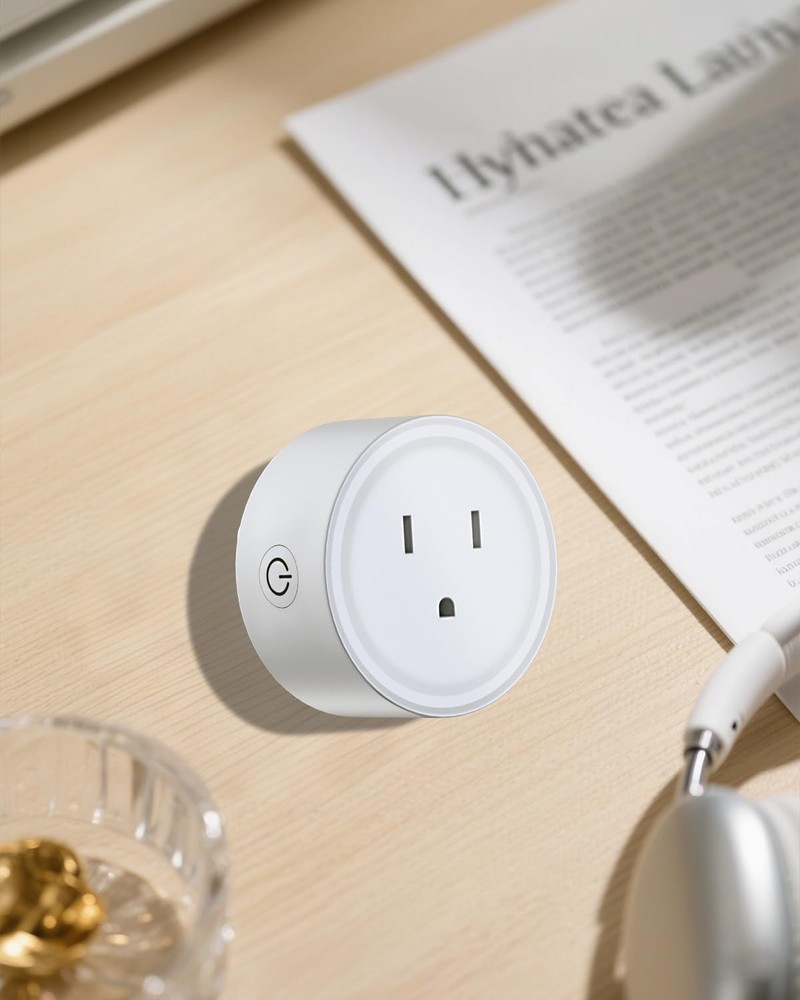 2 Pack Smart Mini Plug WiFi Outlet with Timer and Remote Control