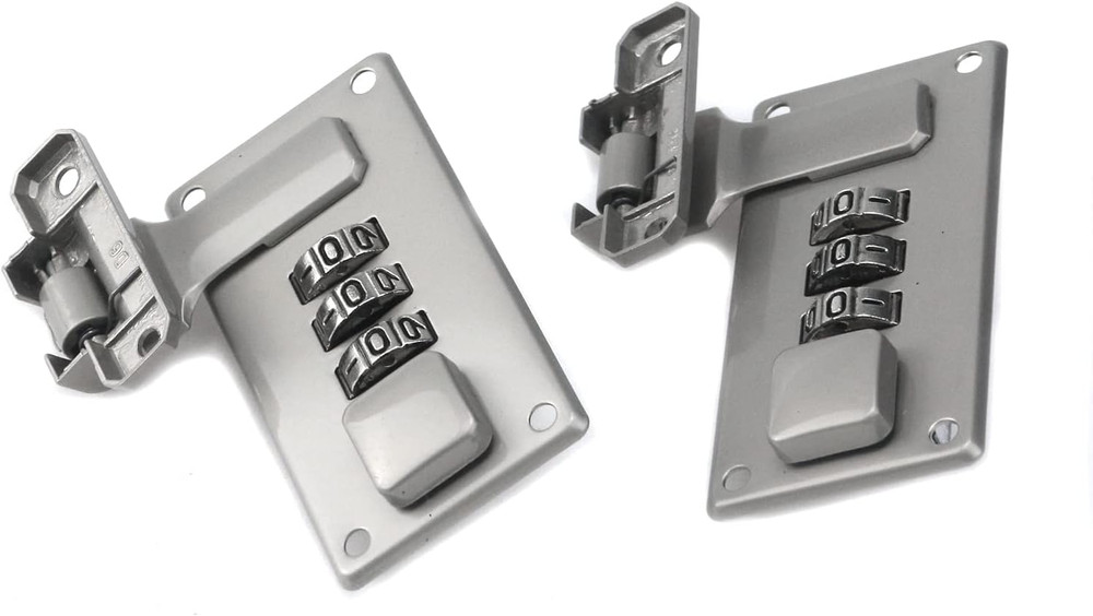 2PCS Luggage Suitcase Combination Lock 3 Digit Combination Password Lock Buckle