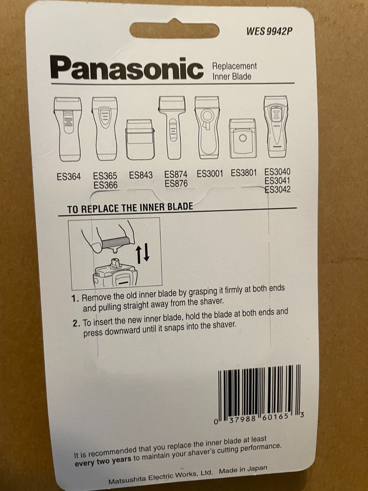 Genuine Panasonic Replacement Inner Blade WES-9942P