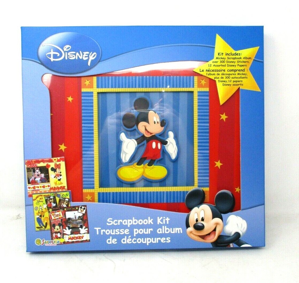 Disney Mickey Mouse Scrapbook Kit 13"x13"