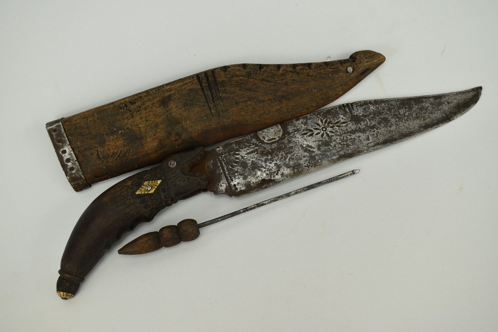 Antique Handmade Dragon Dagger Asian?