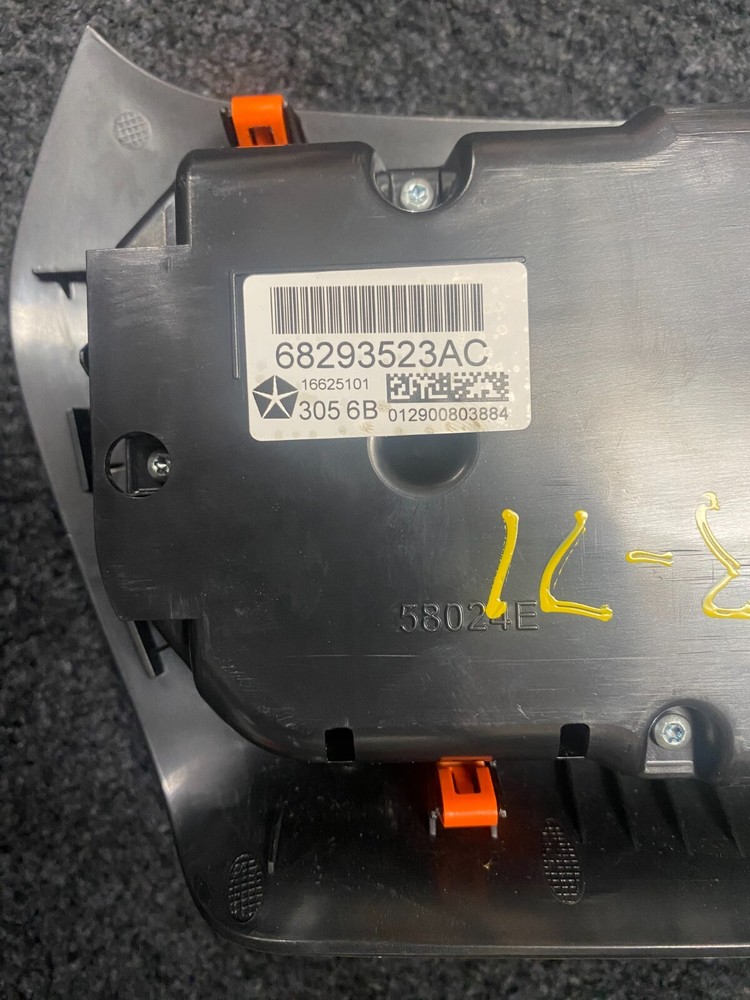 Used A C Selector Switch fits 2017 Jeep Cherokee air conditioning temperature c