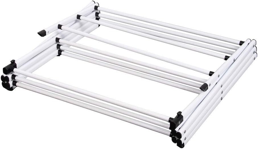 Energy-Saving Collapsible Clothes Drying Rack with Rust-Resistant Chrome Finish