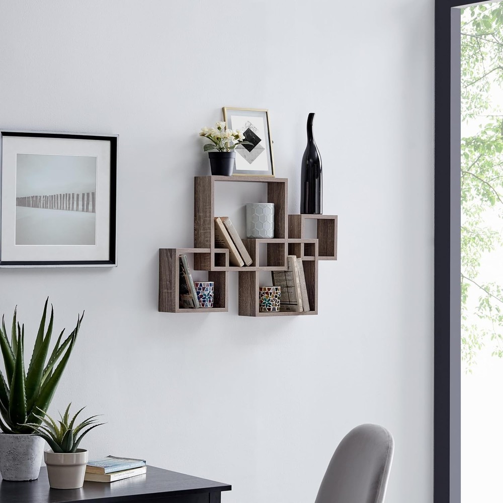 Intersecting Cube Shelves