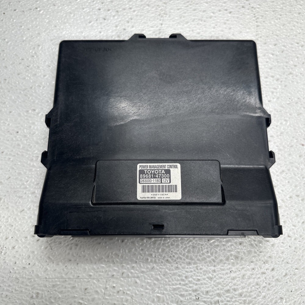 2012 2013 TOYOTA PRIUS POWER SOURCE CONTROL MODULE CHASSIS ECM ASSEMBLY