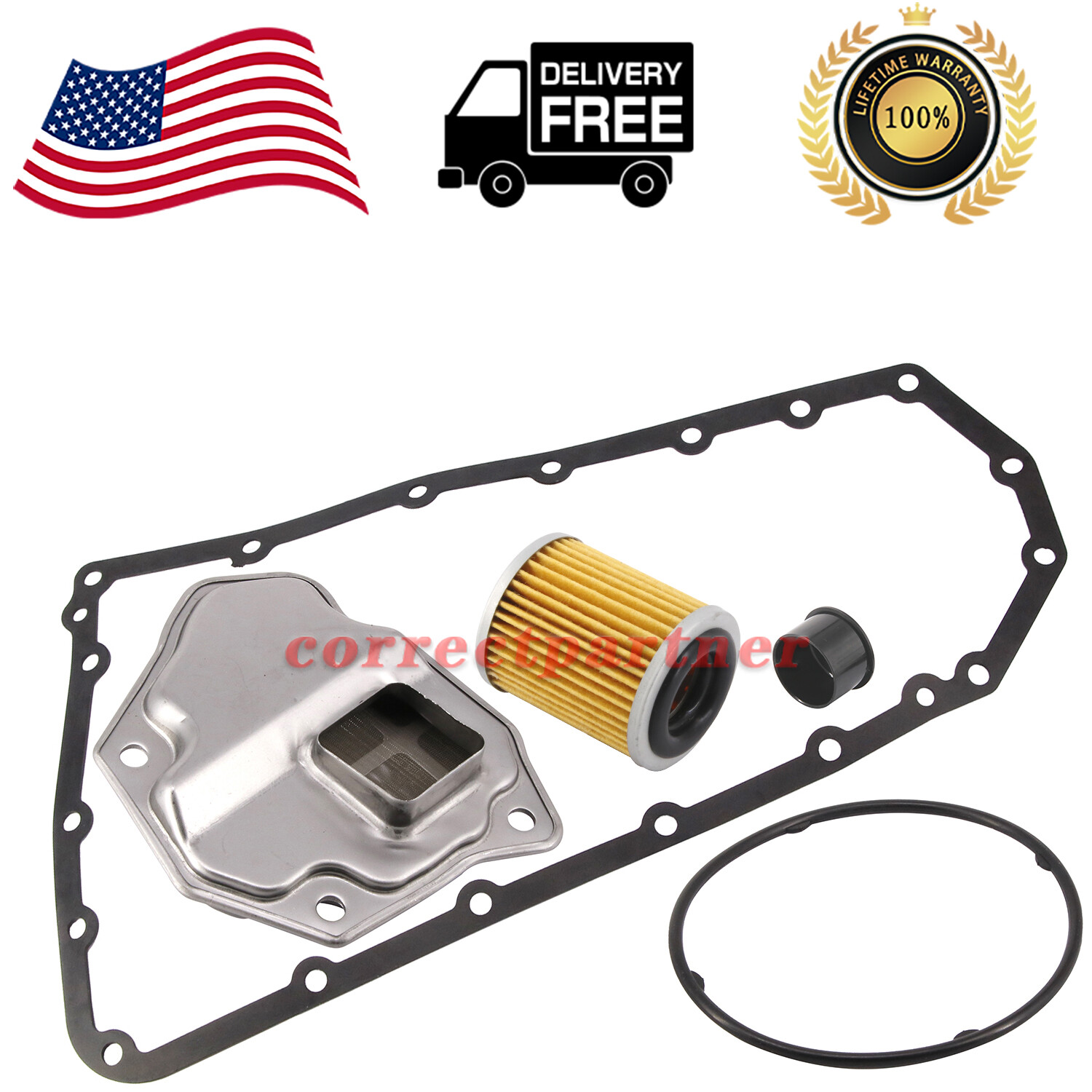 CVT AUTO TRANSMISSION FILTER KIT for NISSAN 07-18 ALTIMA JUKE NV200 ROGUE JF011E